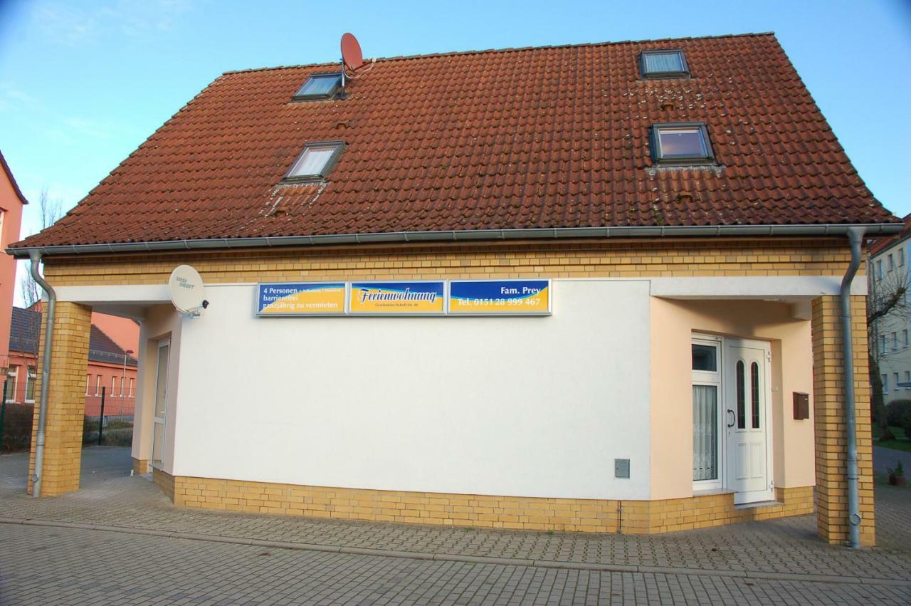 Ferienwohnung Prey Ueckermünde Buitenkant foto